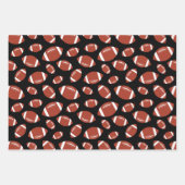 サッカーパターン ラッピングペーパーシート (正面2)