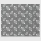 サッカーパターン ラッピングペーパー (フラット)