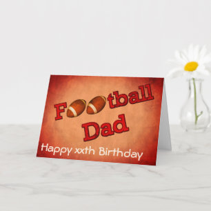 サッカーパパかわいい誕生日 カード