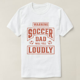 サッカーパパが大声で叫ぶ Tシャツ