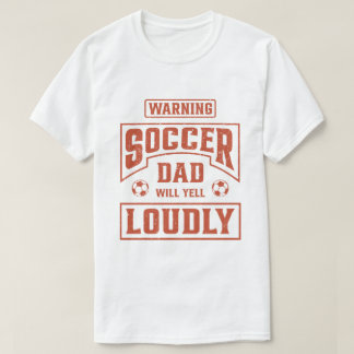 サッカーパパが大声で叫ぶ Tシャツ