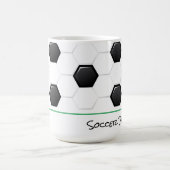 サッカーパパスポーツチームスピリットボールゴール選手 モーフィングマグカップ (中央)