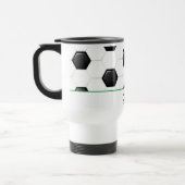サッカーパパスポーツチームファンクラブボールゴール場 トラベルマグ (左)