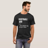 サッカーパパパパのような多くの定クール義 Tシャツ (正面フル)