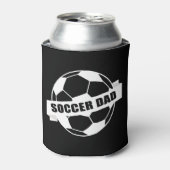 サッカーパパファミリーチームプレーヤースポーツ愛好家 缶クーラー (缶正面)