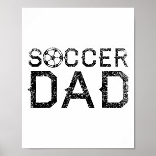 サッカーパパ選手パパ父1 ポスター