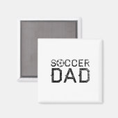 サッカーパパ選手パパ父 マグネット (正面/裏面)