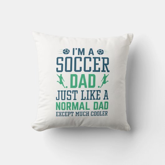 サッカーパパ クッション (正面)