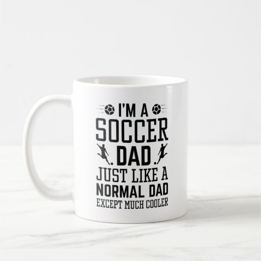 サッカーパパ コーヒーマグカップ (左)