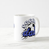 サッカーパパ コーヒーマグカップ (正面右)