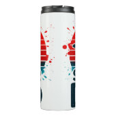 サッカーパパ：サンセットストライカーシルエット タンブラー (裏面)