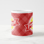 サッカーパパ ジャンボコーヒーマグカップ (正面)