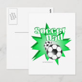 サッカーパパ ポストカード (正面/裏面)