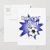 サッカーパパ ポストカード (正面/裏面)