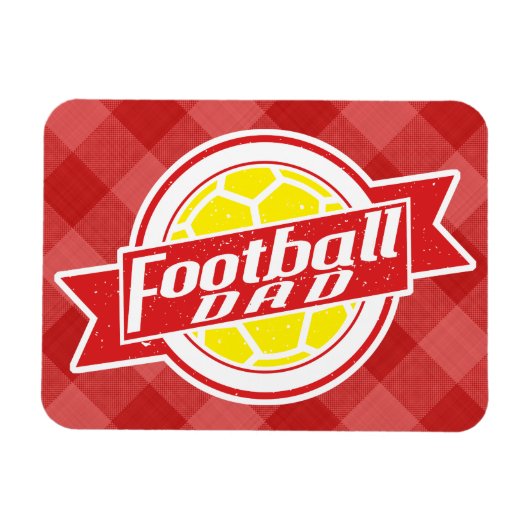 サッカーパパ マグネット (横)