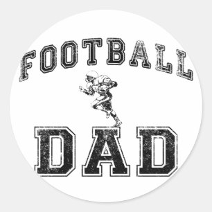 サッカーパパ ラウンドシール