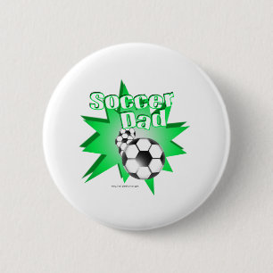 サッカーパパ 缶バッジ