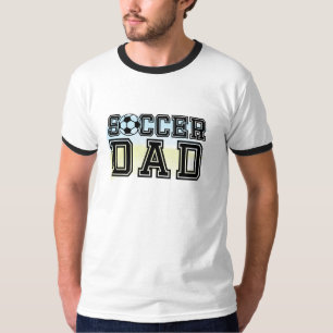サッカーパパTシャツカスタムサッカーパパTシャツ Tシャツ