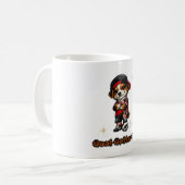 サッカーパピーハーフマグ コーヒーマグカップ (正面左)