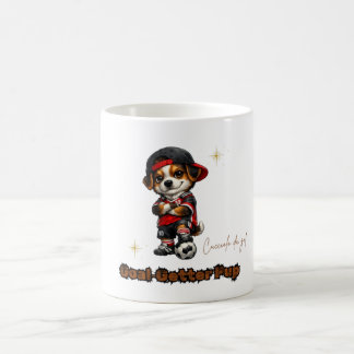 サッカーパピーハーフマグ コーヒーマグカップ