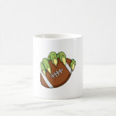 サッカーパンプキン顔 コーヒーマグカップ (中央)