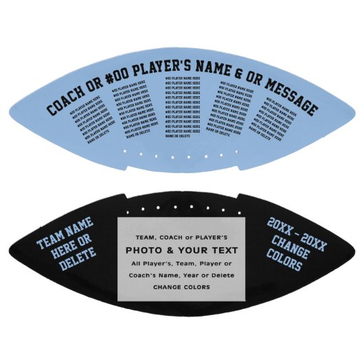 サッカーパーソナライズされたと写真、色の変更 アメリカンフットボール (パネル)
