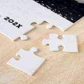 サッカーパーソナライズされたのクリスマス ジグソーパズル (側面)