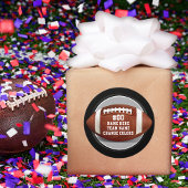 サッカーパーソナライズされたのステッカー、サイズ、形状の選択 ラウンドシール