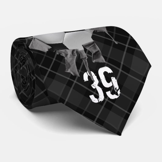 サッカーパーソナライズされたのネクタイを破る ネクタイ (ロール)