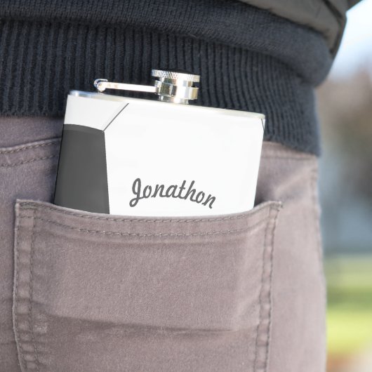 サッカーパーソナライズされたのフラスコ フラスク (インサイチュ)