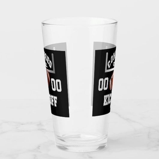 サッカーパーソナライズされたのユーモアをキックオフするまで作曲される タンブラーグラス (左)