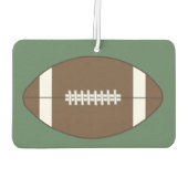 サッカーパーソナライズされたの空気清浄機 カーエアーフレッシュナー (裏面)