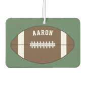 サッカーパーソナライズされたの空気清浄機 カーエアーフレッシュナー (正面)