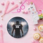 サッカーパーソナライズされたの誕生日パーティー ペーパープレート (パーティー)