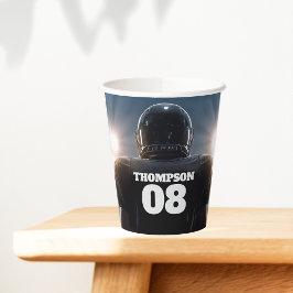 サッカーパーソナライズされたの誕生日パーティー 紙コップ