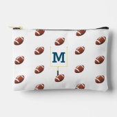 サッカーパーソナライズされたをテーマにした鉛筆入れ アクセサリーポーチ (正面)