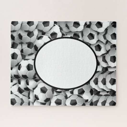 サッカーパーソナライズされたをテーマにした ジグソーパズル (横)