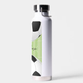 サッカーパーソナライズされたウォーターボトル – カスタムスポーツ ウォーターボトル (左面)