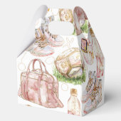 サッカーパーソナライズされたガール誕生日 フェイバーボックス (裏面)