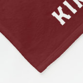 サッカーパーソナライズされたギフトフリースブランケット フリースブランケット (角)