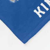 サッカーパーソナライズされたギフト フリースブランケット (角)