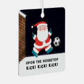 サッカーパーソナライズされたコレクティブ2024 メタルオーナメント (正面右)