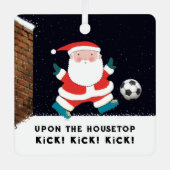 サッカーパーソナライズされたコレクティブ2024 メタルオーナメント (正面)