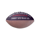 サッカーパーソナライズされたコーチのチーム写真ありがとう アメリカンフットボール (回転90)