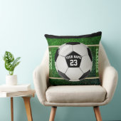 サッカーパーソナライズされたゴール クッション (椅子)