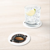 サッカーパーソナライズされたシーズン ラウンドペーパーコースター (インサイチュ)