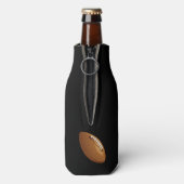 サッカーパーソナライズされたテーマクーラーボックス ボトルクーラー (ボトル裏面)