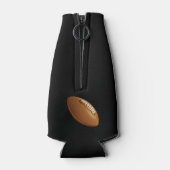 サッカーパーソナライズされたテーマクーラーボックス ボトルクーラー (裏面)