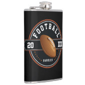 サッカーパーソナライズされたデザイン フラスク (右)