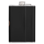 サッカーパーソナライズされたデザイン フラスク (裏面)